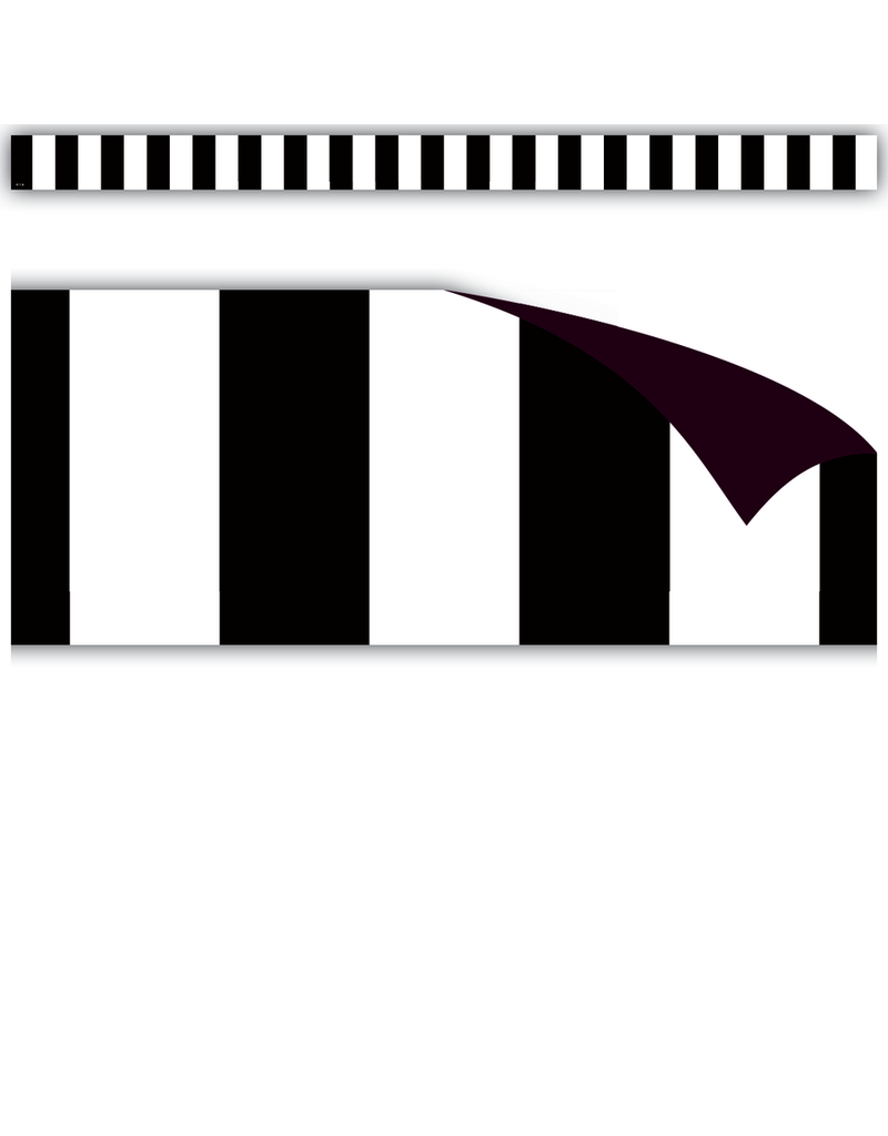 Black Stripes Magnetic Border