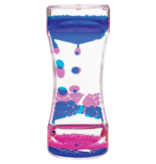 Blue & Pink Liquid Motion Bubbler