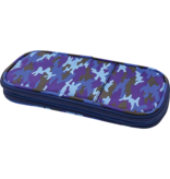 Pencil Case: Blue Camo