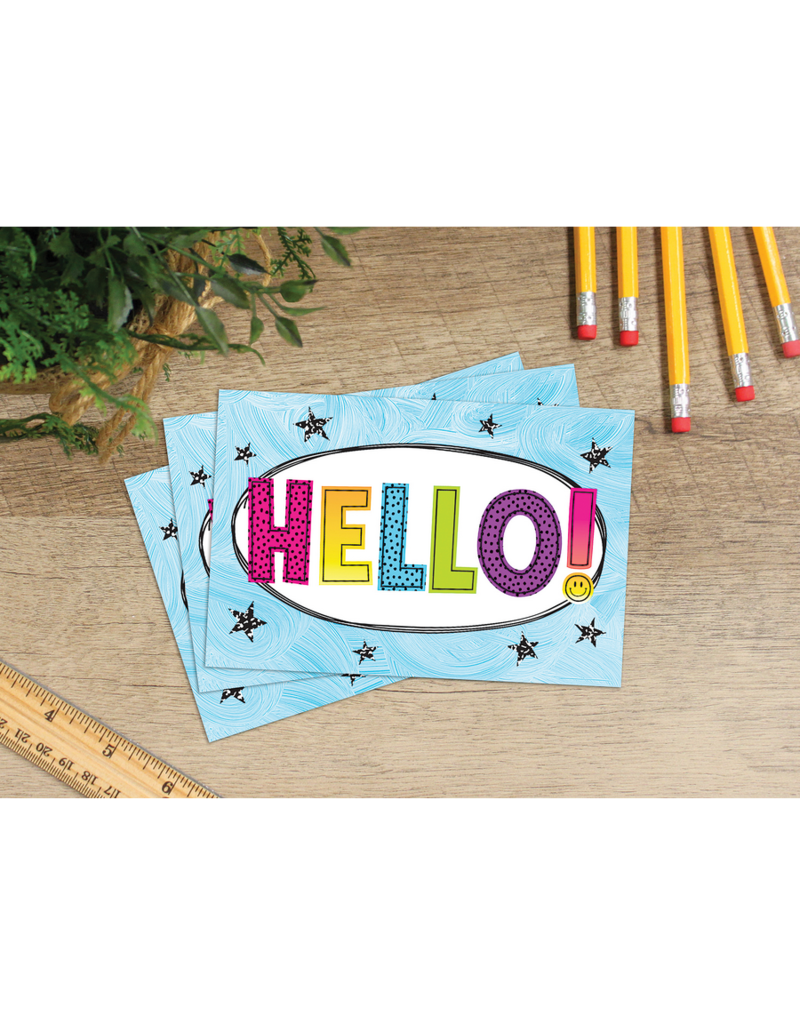 Brights 4Ever Hello Postcards