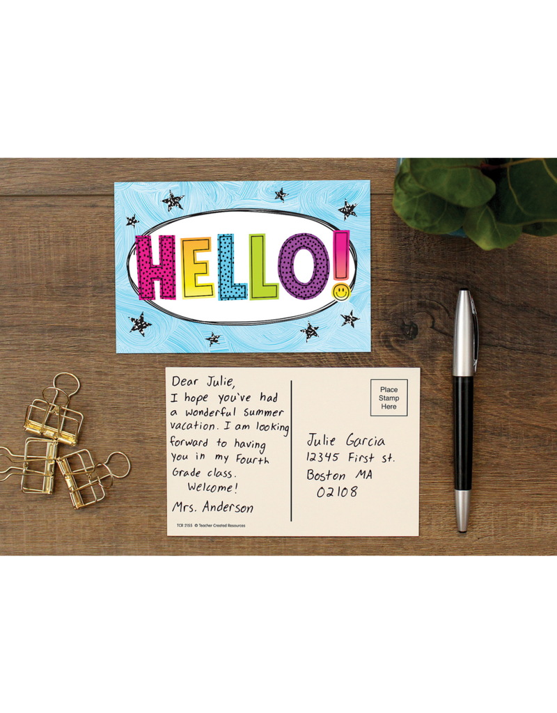 Brights 4Ever Hello Postcards