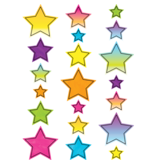 Brights 4Ever Stars Accents - Assorted Sizes