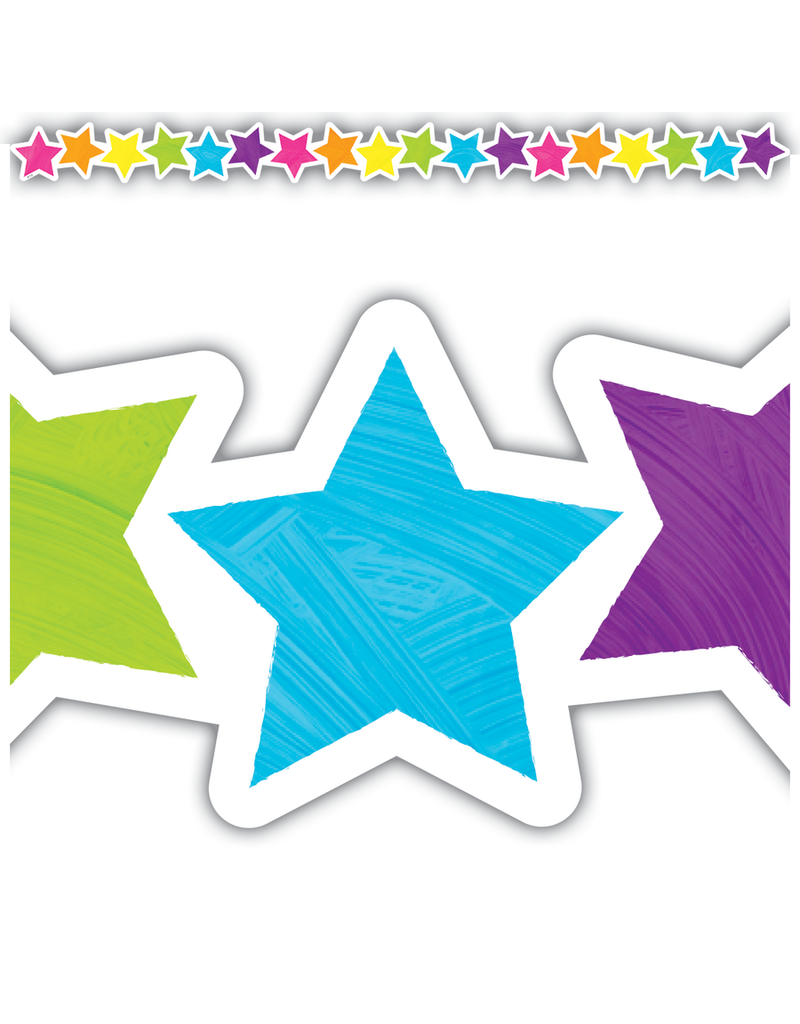 Brights 4Ever Stars Die-Cut Border Trim