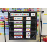 Chalkboard Brights 7 Pocket Chart