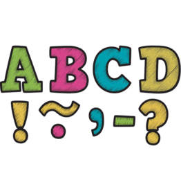 Chalkboard Brights Bold Block 3" Magnetic Letters