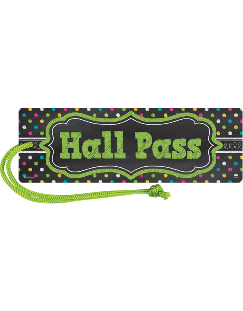 Chalkboard Brights Magnetic Hall Pass