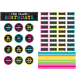 Chalkboard Brights Our Class Birthdays Mini Bulletin Board