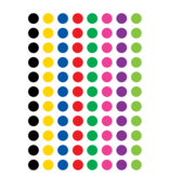 Colorful Circles Mini Stickers