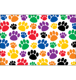 Colorful Paw Prints Postcards