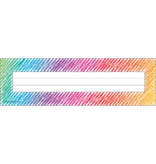 Colorful Scribble Name Plates