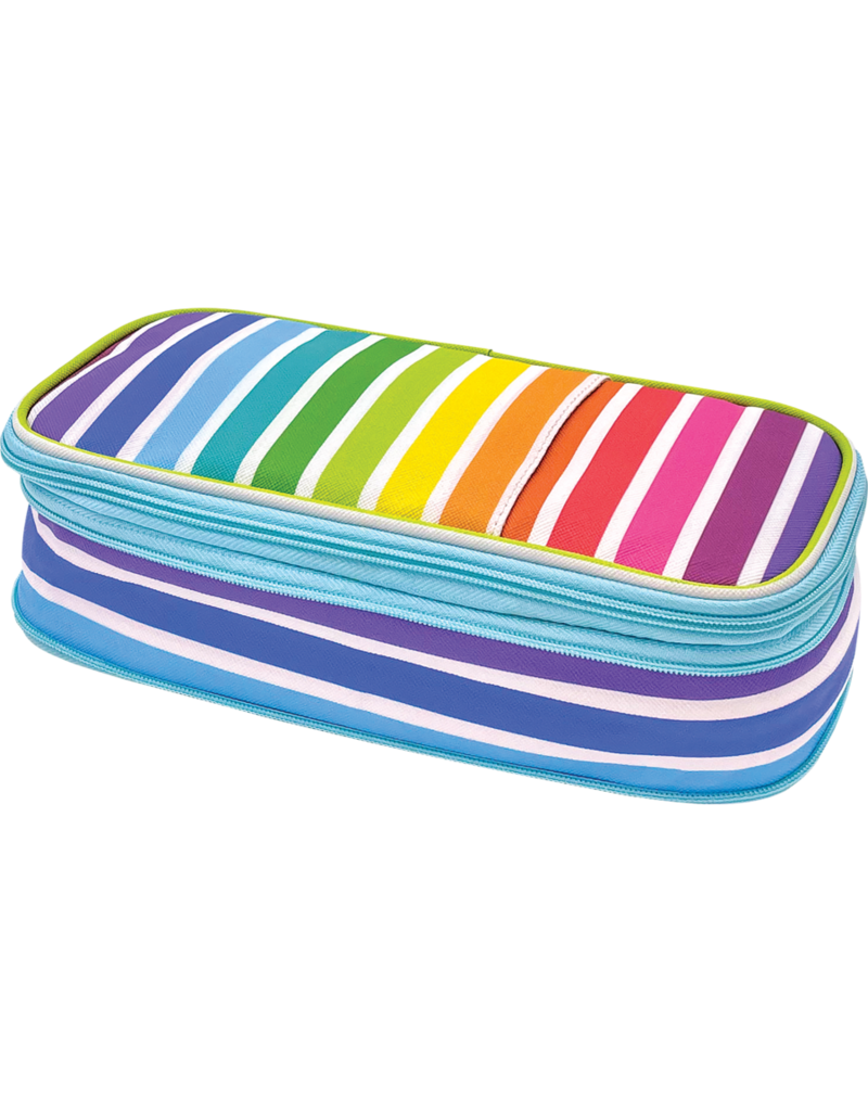 Pencil Case: Colorful Stripes