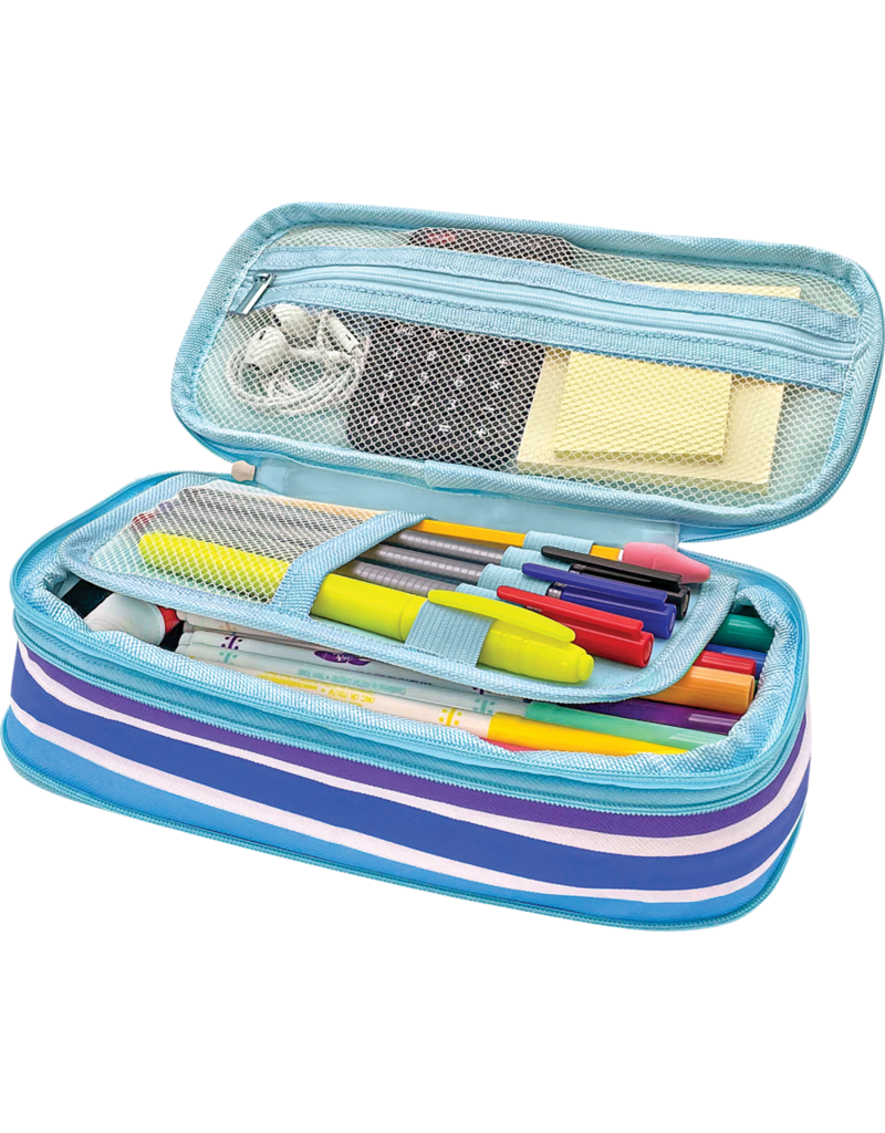 Pencil Case: Colorful Stripes