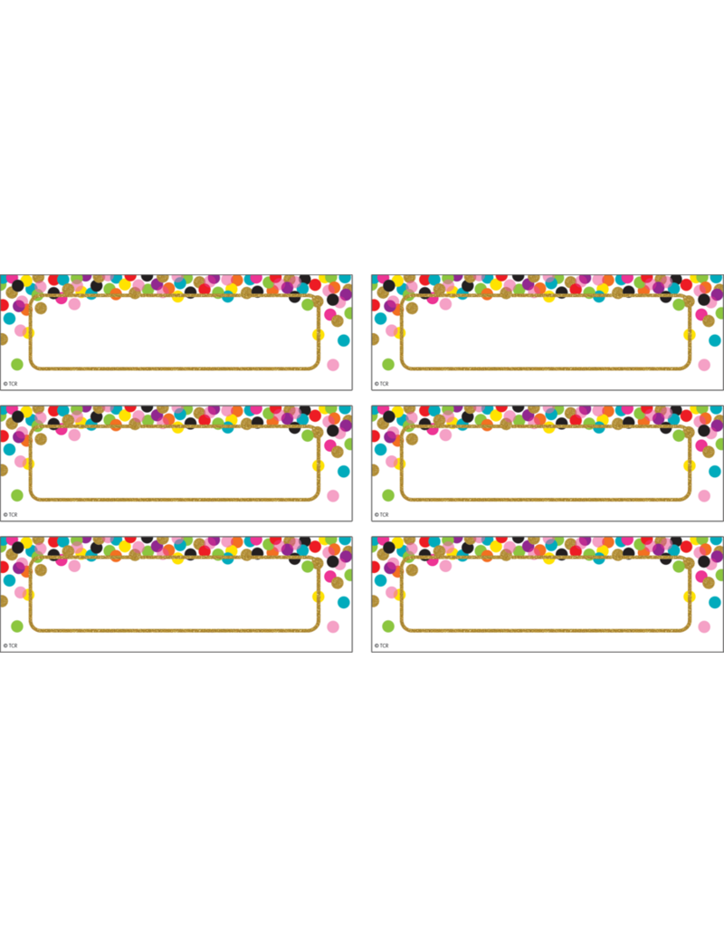 Confetti Labels Magnetic Accents