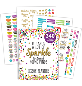 Confetti Lesson Planner with stickers