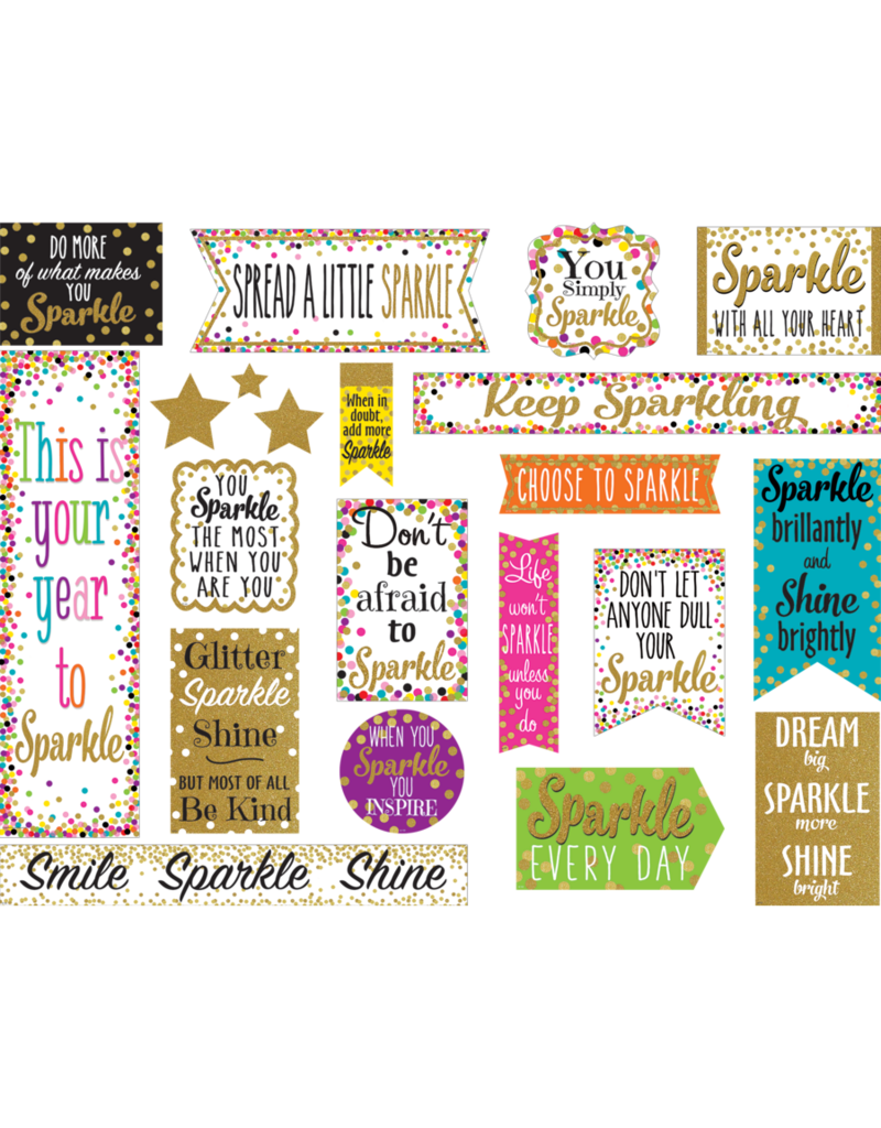 Confetti Sparkle and Shine Mini Bulletin Board