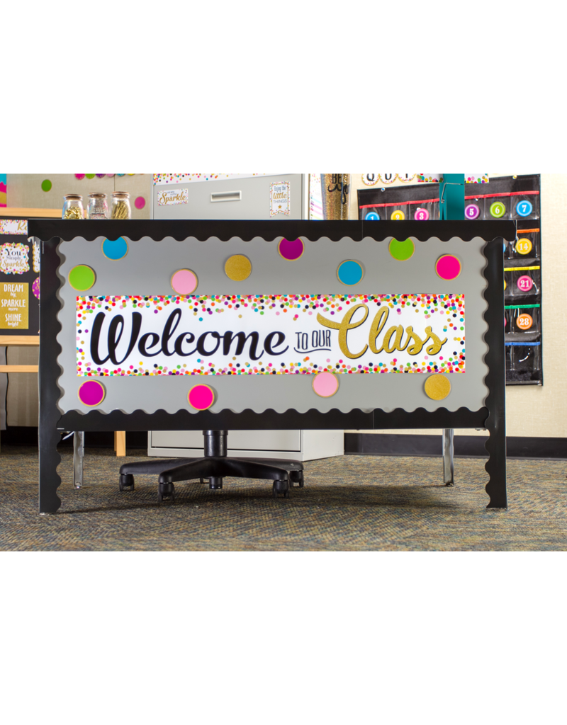 Confetti Welcome to Our Class Banner