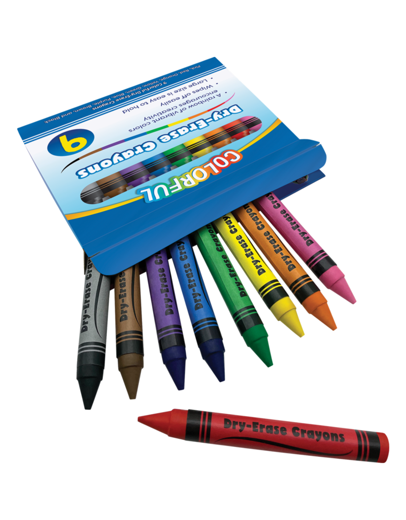 Colorful Dry-Erase Crayons