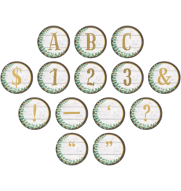 Eucalyptus Circle Letters