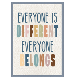 Everyone is Different, Everyone Belongs Positive Poster