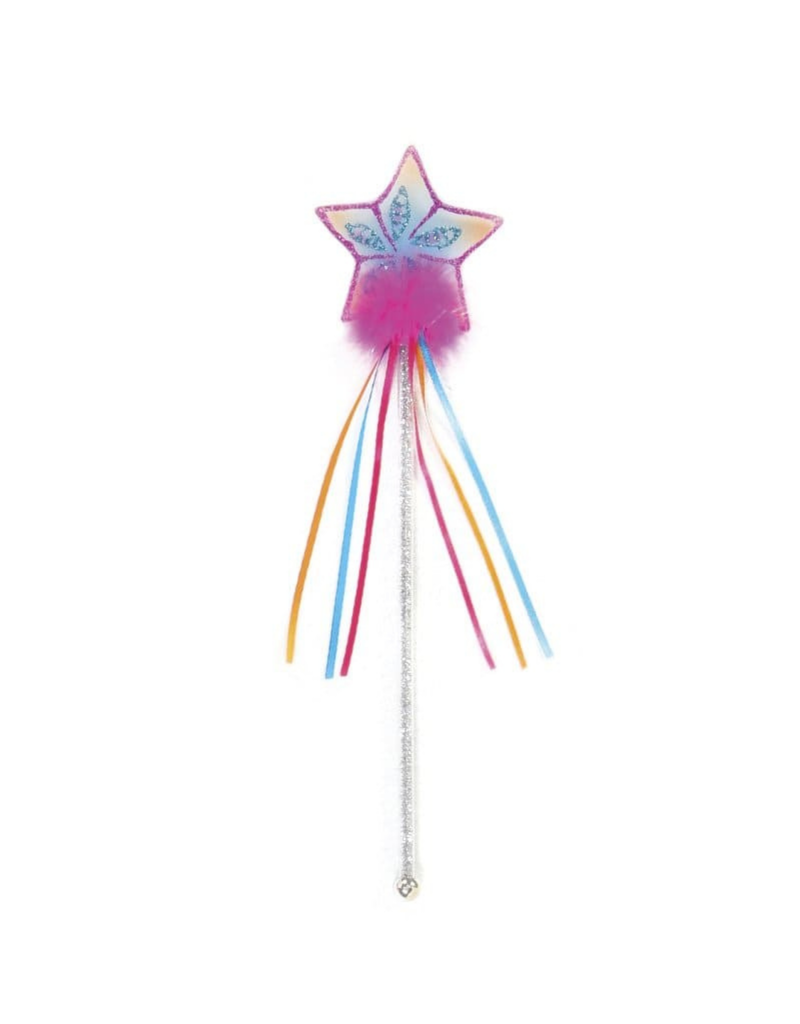 Glitter Rainbow Wand, Fuchsia