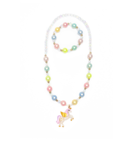 Happy-Go-Unicorn Necklace/Bracelet Set