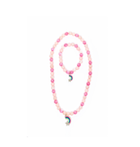 Purple Rainbow Necklace Bracelet Set, 2 pcs, Assorted