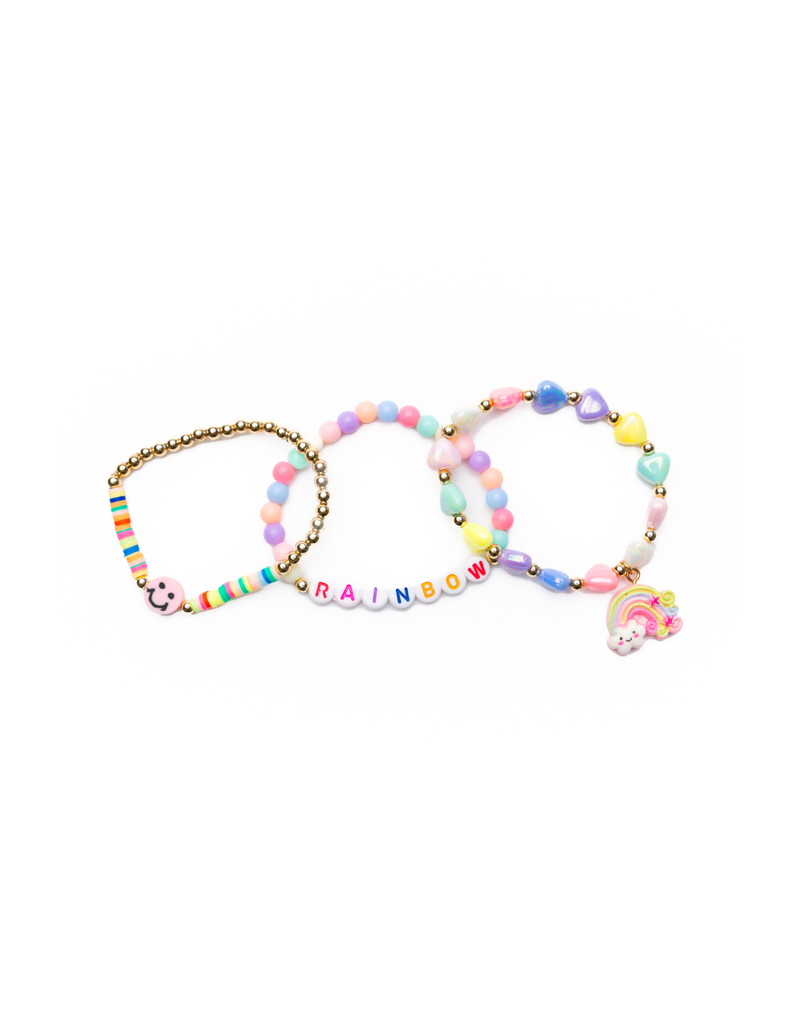 Rainbow Smiles Bracelet 3 pc Set