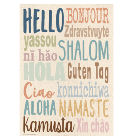 Everyone is Welcome Hello Positive Poster