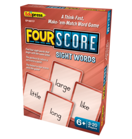 Four Score Card Game: Sight Words