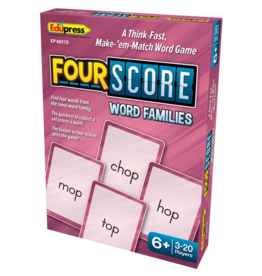 Four Score Card Game: Word Families