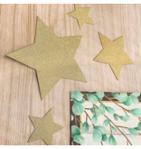 Gold Glitz Stars Accents-Assorted Sizes