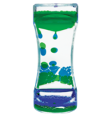 Green & Blue Liquid Motion Bubbler