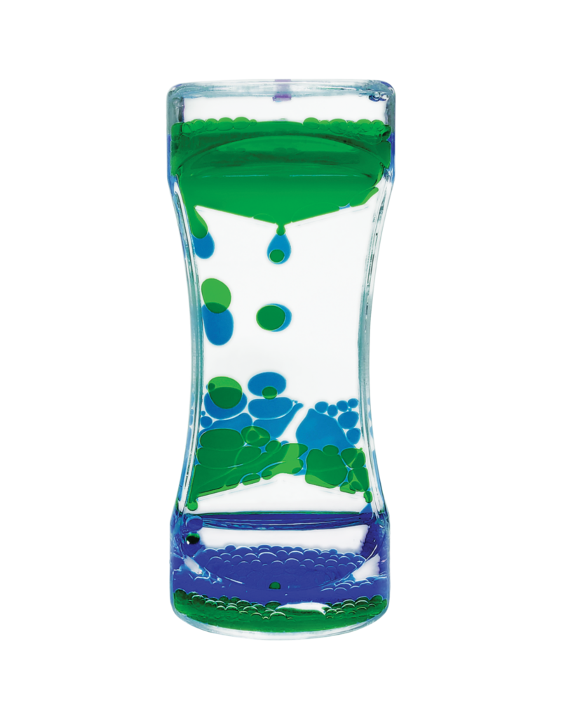 Green & Blue Liquid Motion Bubbler