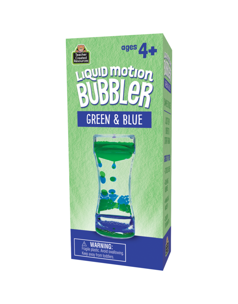 Green & Blue Liquid Motion Bubbler