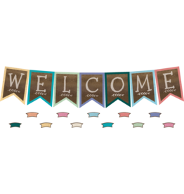 *Home Sweet Classroom Pennants Welcome Bulletin Board