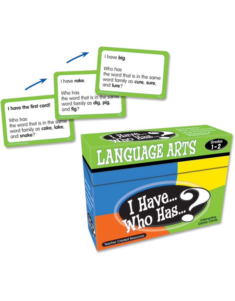 I Have… Who Has…? Language Arts Game