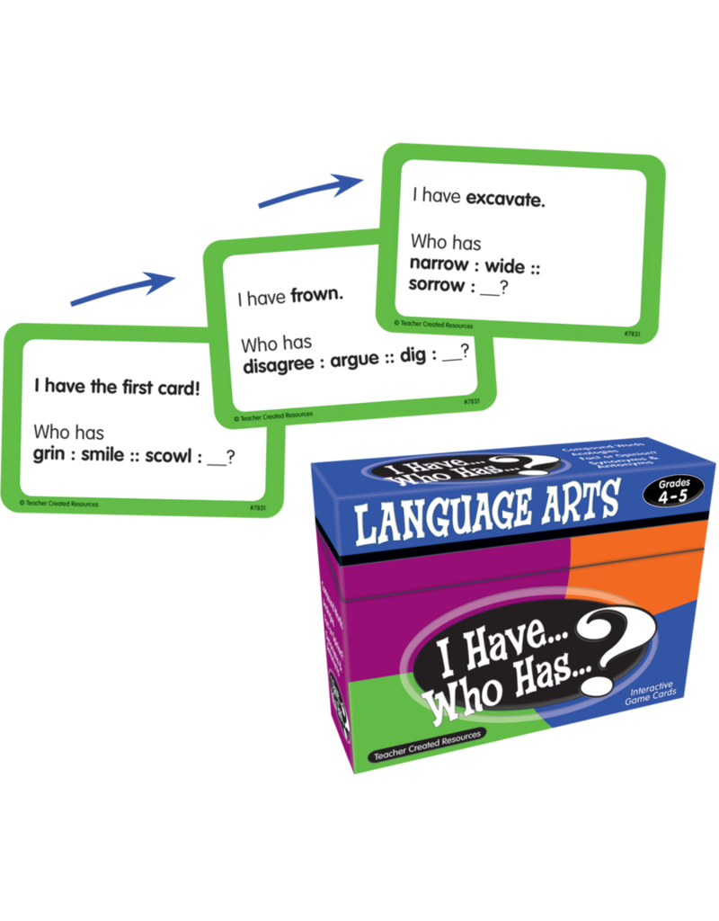 I Have… Who Has…? Language Arts Game