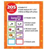 Long Vowel Pocket Chart Cards