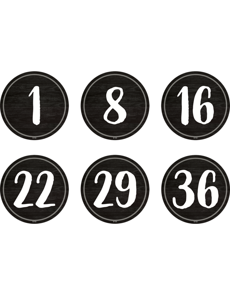 Spot On Floor Markers Modern Farmhouse Numbers 1-36 - 4"