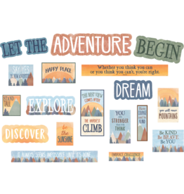 Moving Mountains Let the Adventure Begin Mini Bulletin Board