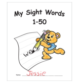 My Sight Words 1-50 Book