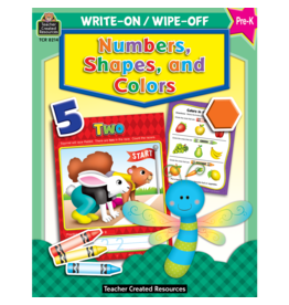 Numbers, Shapes, and Colors Write-On/Wipe-Off