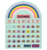 Oh Happy Day Rainbow Calendar Pocket Chart Cards