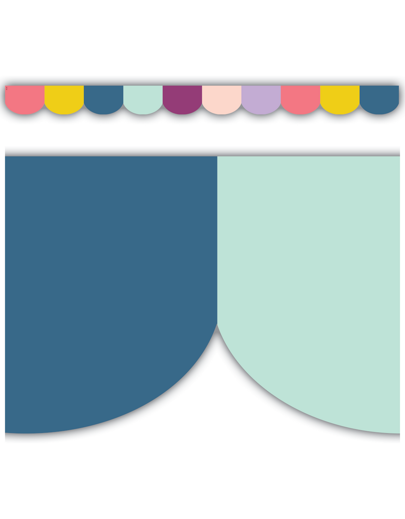 Oh Happy Day Scalloped Die-Cut Border Trim