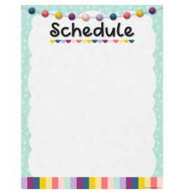 Oh Happy Day Schedule Write On Wipe Off Chart