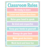 Pastel Pop Classroom Rules Chart