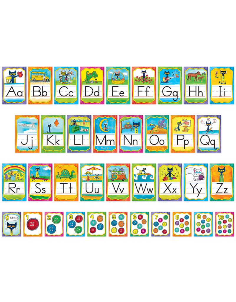 Pete the Cat Alphabet Bulletin Board Set