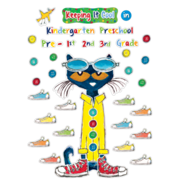 Pete the Cat Keeping It Cool In... Bulletin Board Set