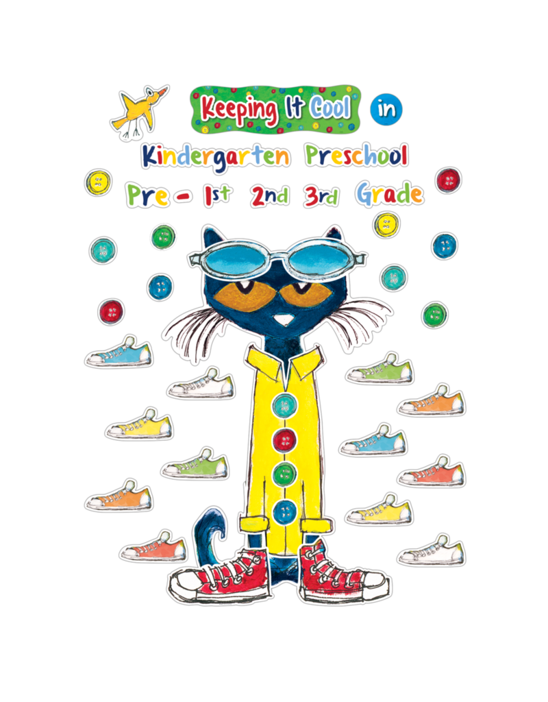 Pete the Cat Keeping It Cool In... Bulletin Board Set