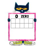 Pete the Cat Numbers 0-20 Bulletin Board